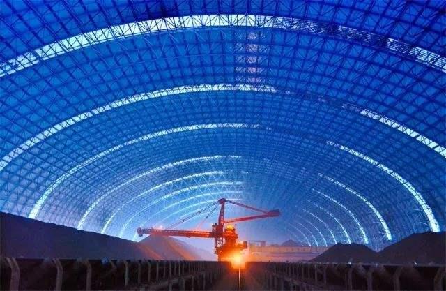 北京亿优钢构工程师为您解析原料场封闭技术的特点和类型